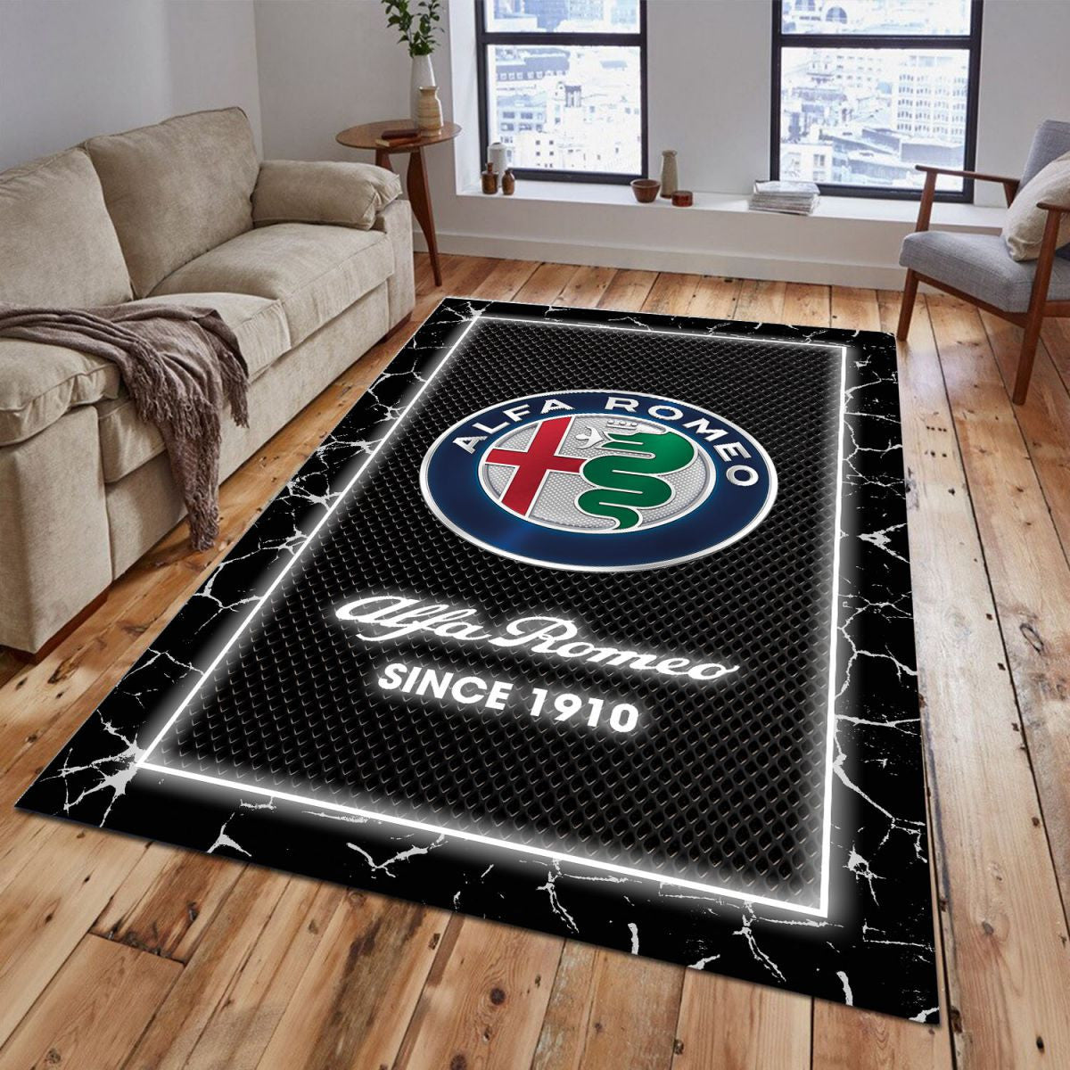 Alfa Romeo 06 Teppich - Teppich mit Automotiv-Motiv