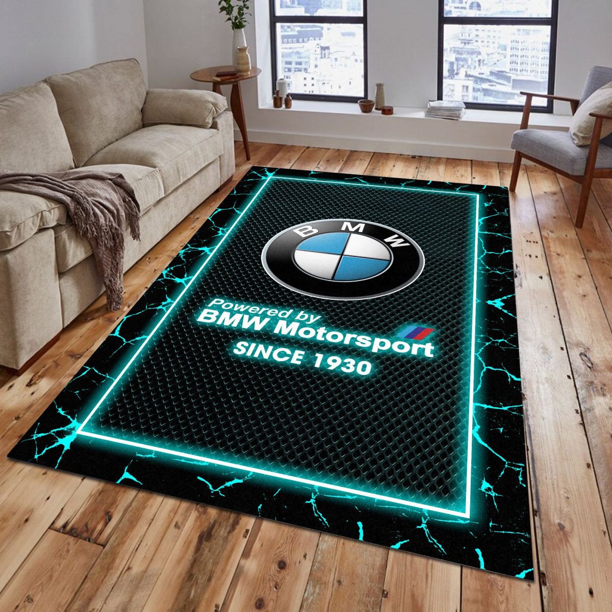 BMW Motorsport 03 Teppich - Teppich mit Automotiv-Motiv