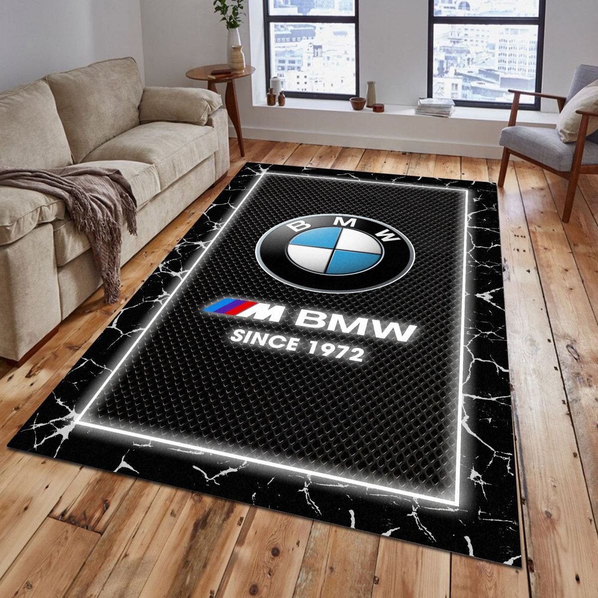 BMW M Car Teppich - Teppich mit Automotiv-Motiv