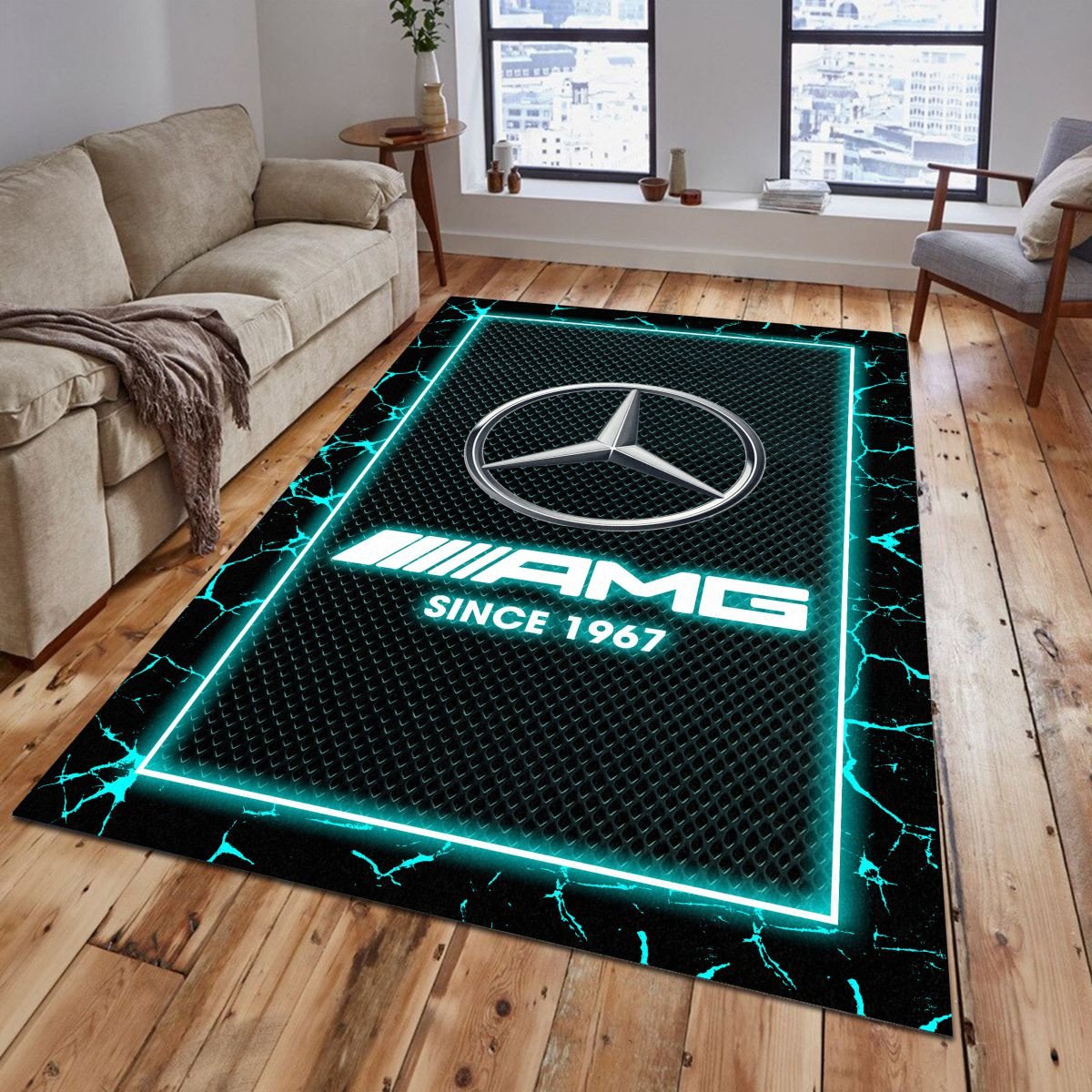 Mercedes-AMG 04 Teppich - Teppich mit Automotiv-Motiv