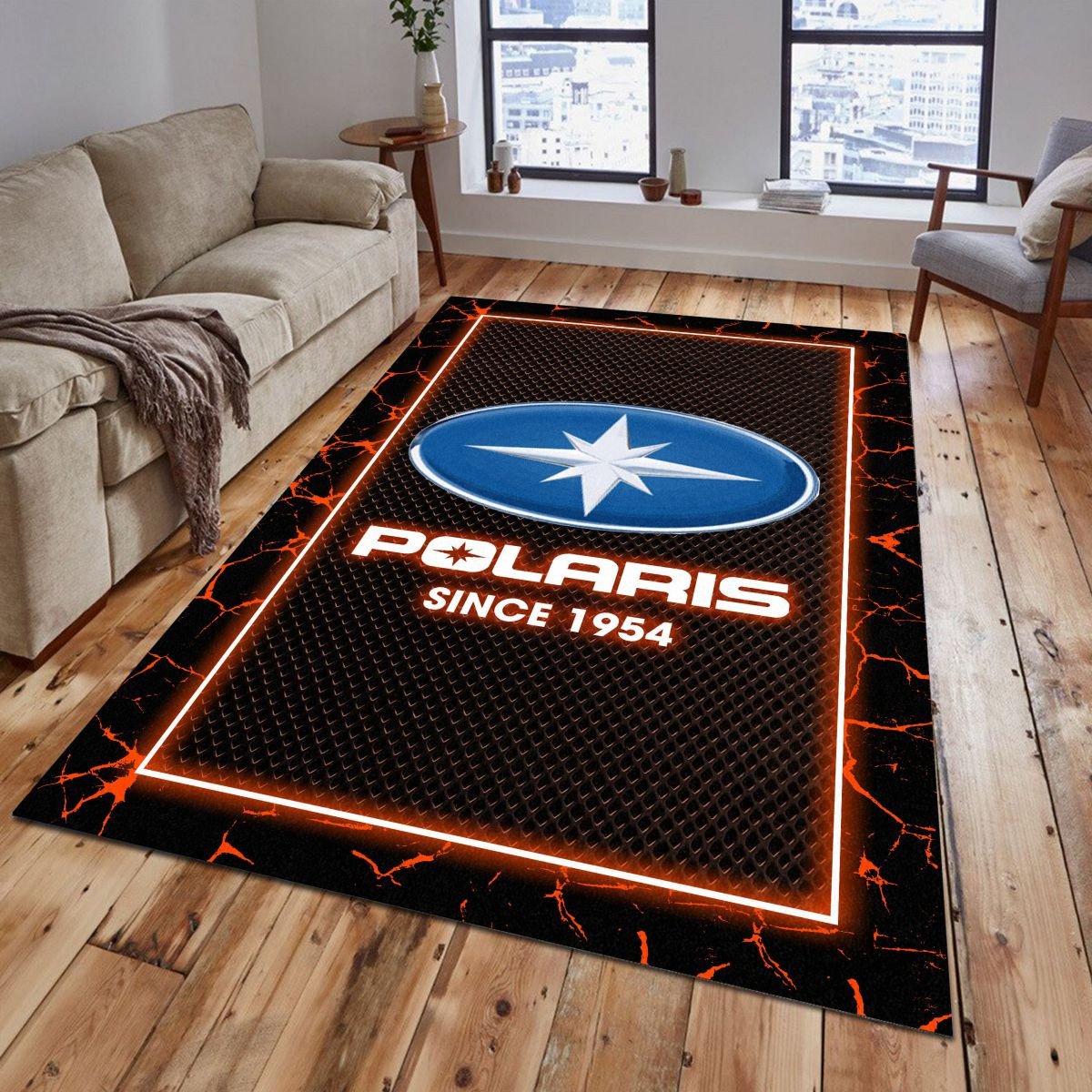 Polaris Teppich - Teppich mit Automotiv-Motiv