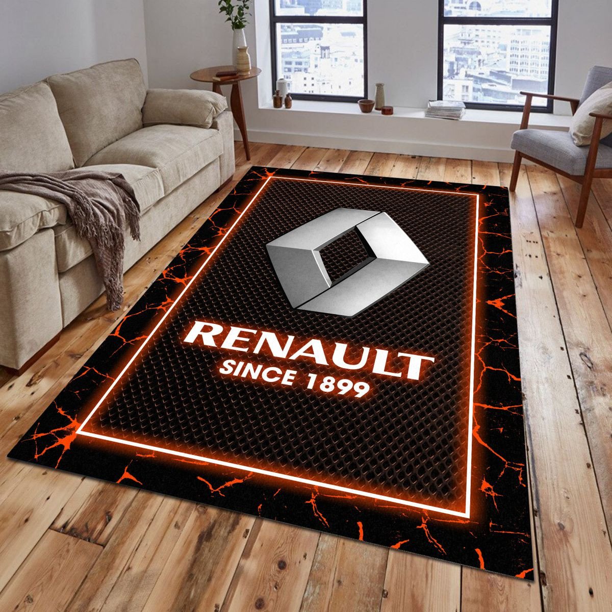 Renault 07 Teppich - Teppich mit Automotiv-Motiv