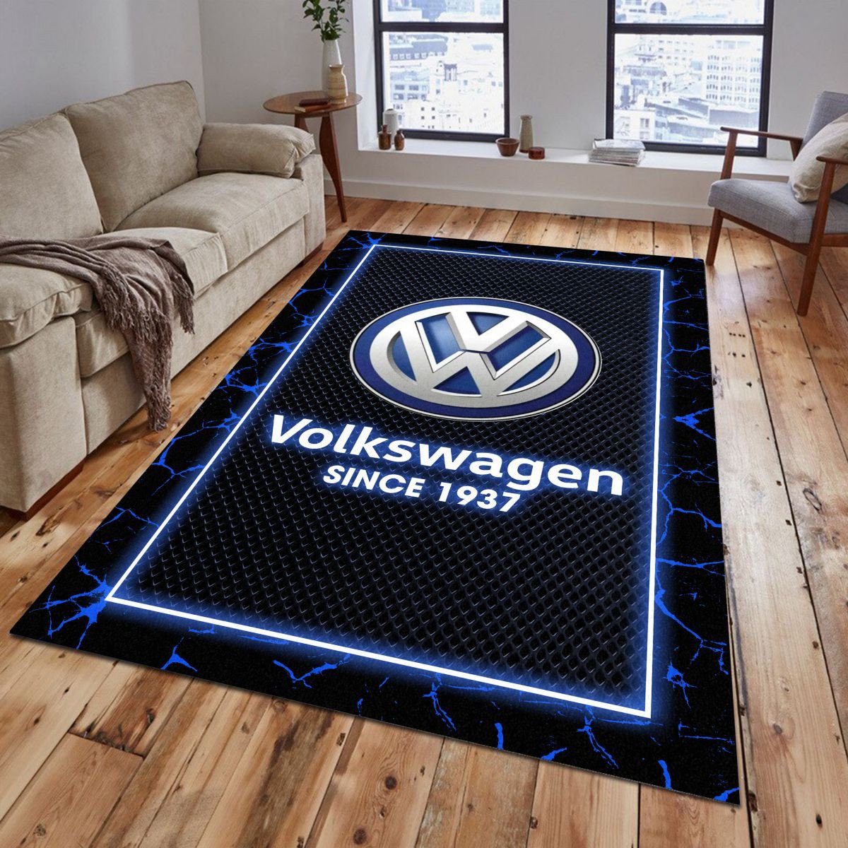 Volkswagen Teppich - Teppich mit Automotiv-Motiv