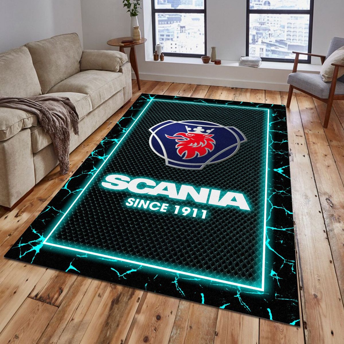 Scania 03 Teppich - Teppich mit Automotiv-Motiv
