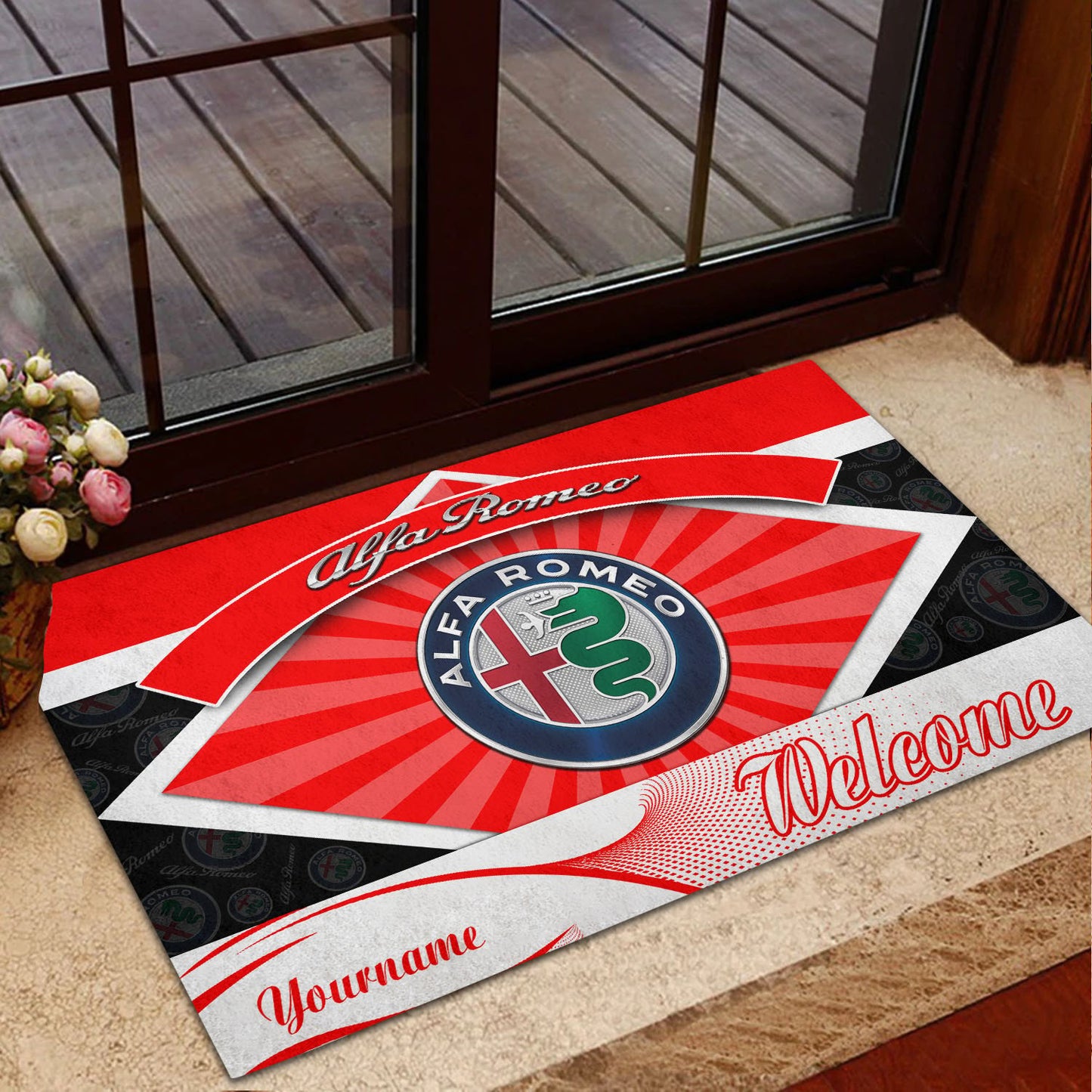 Alfa Romeo Teppich - Teppich mit Automotiv-Motiv