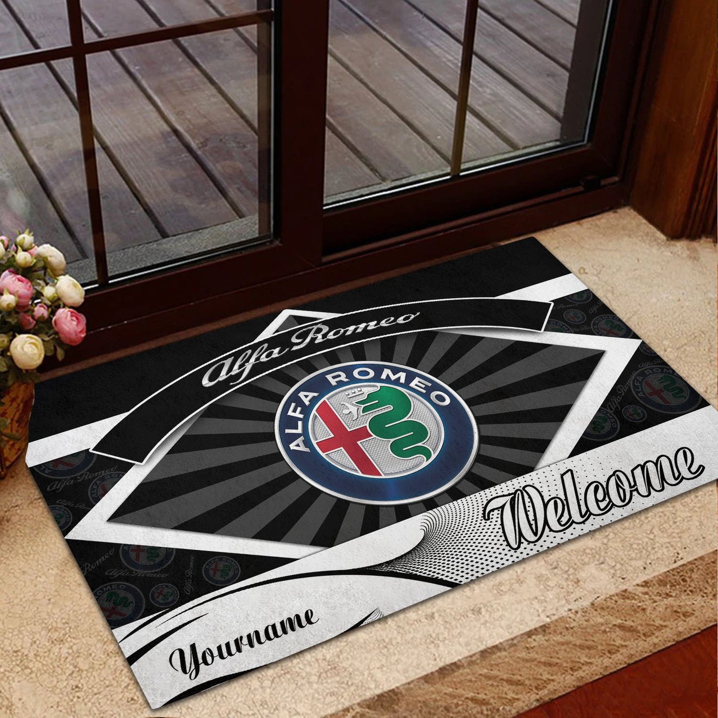 Alfa Romeo 07 Teppich - Teppich mit Automotiv-Motiv
