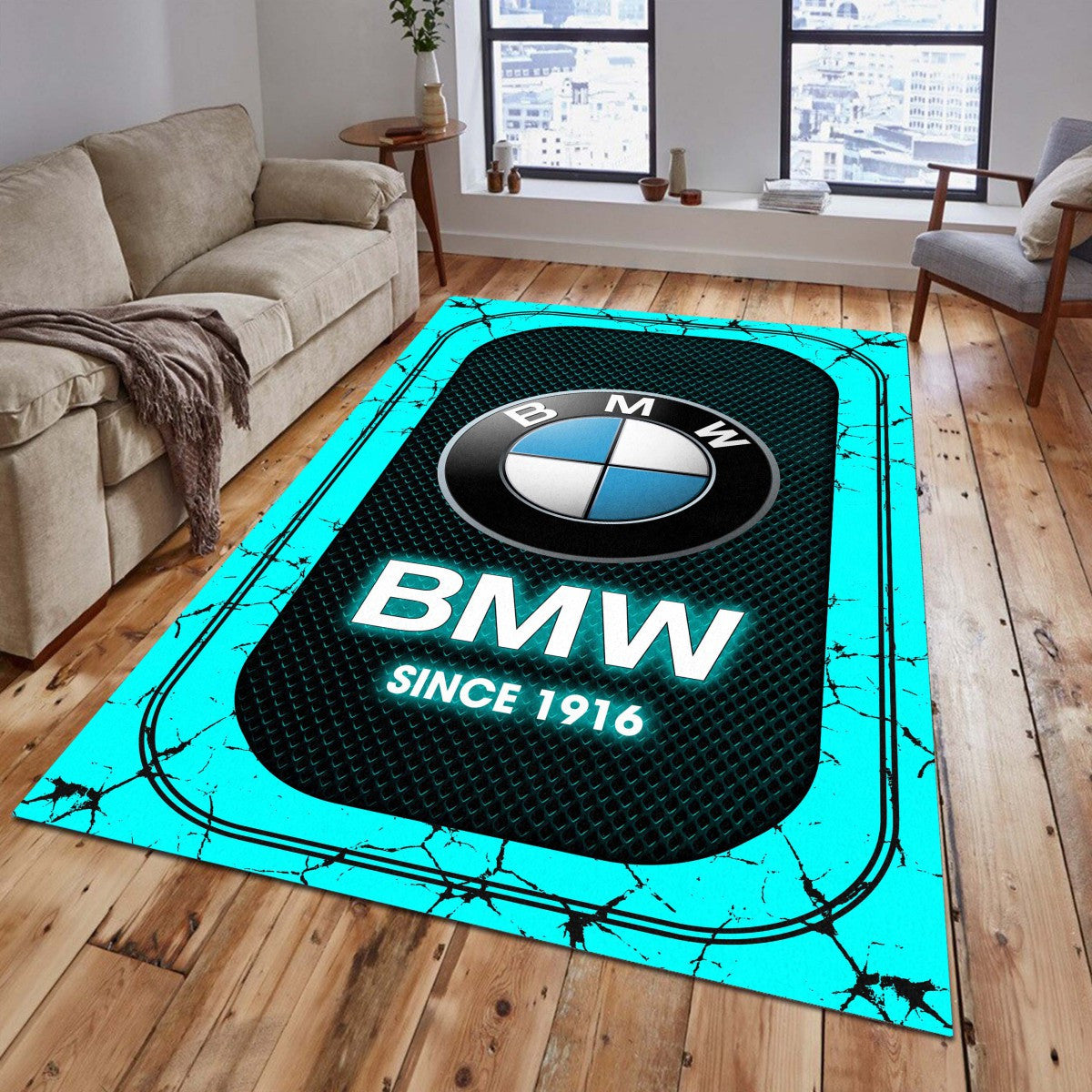 BMW Car 03 Teppich - Teppich mit Automotiv-Motiv