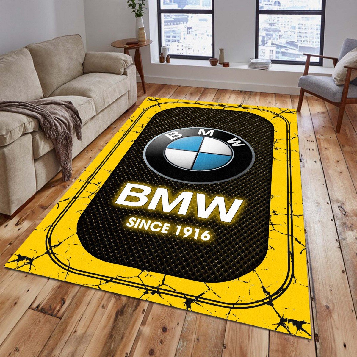 BMW Car 08 Teppich - Teppich mit Automotiv-Motiv