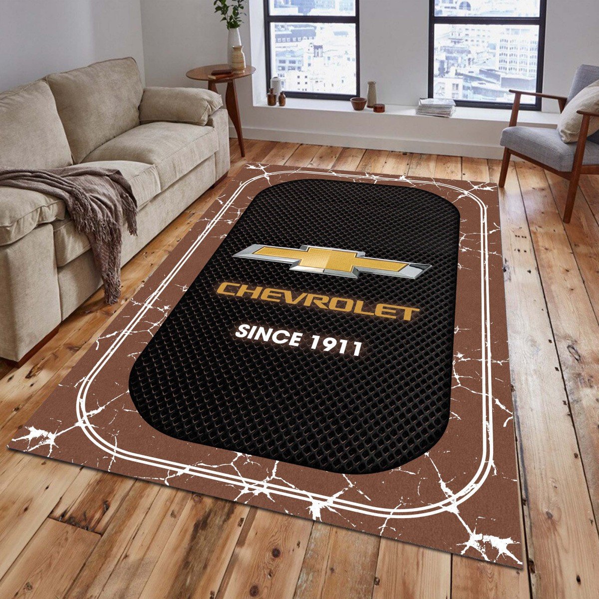 Chevrolet 02 Teppich - Teppich mit Automotiv-Motiv