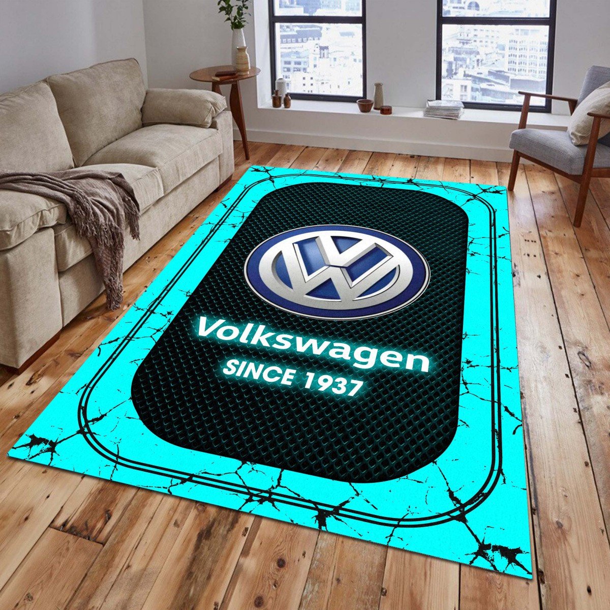 Volkswagen 03 Teppich - Teppich mit Automotiv-Motiv