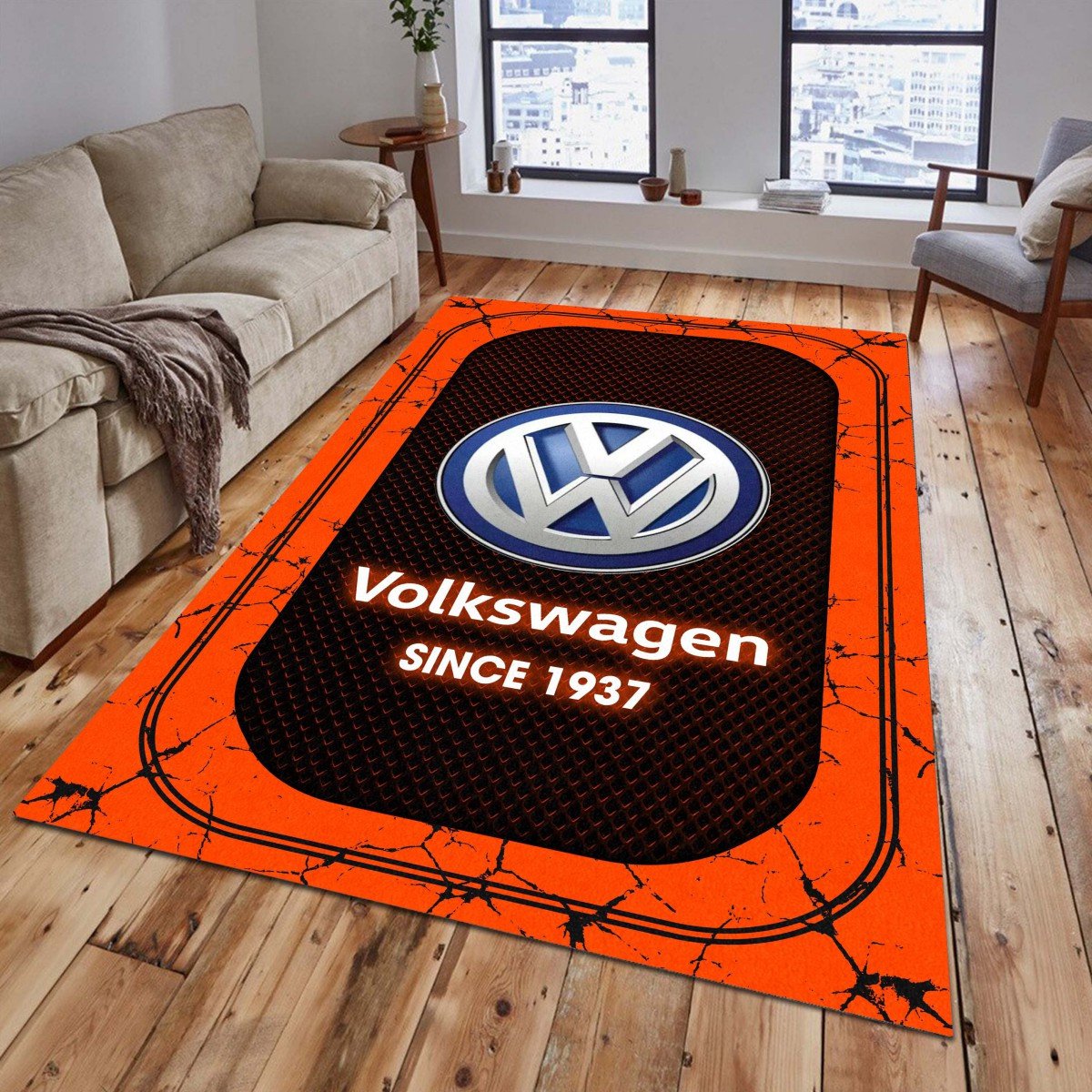 Volkswagen 05 Teppich - Teppich mit Automotiv-Motiv