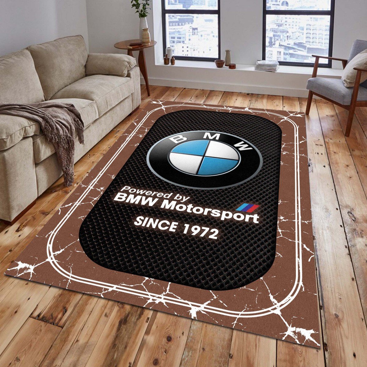 BMW Motorsport 02 Teppich - Teppich mit Automotiv-Motiv