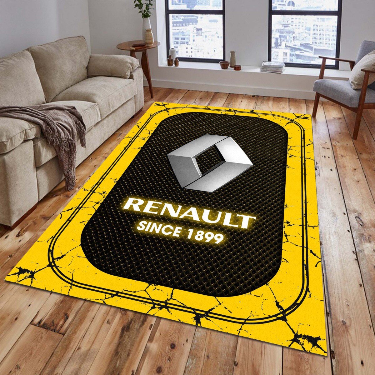 Renault 08 Teppich - Teppich mit Automotiv-Motiv