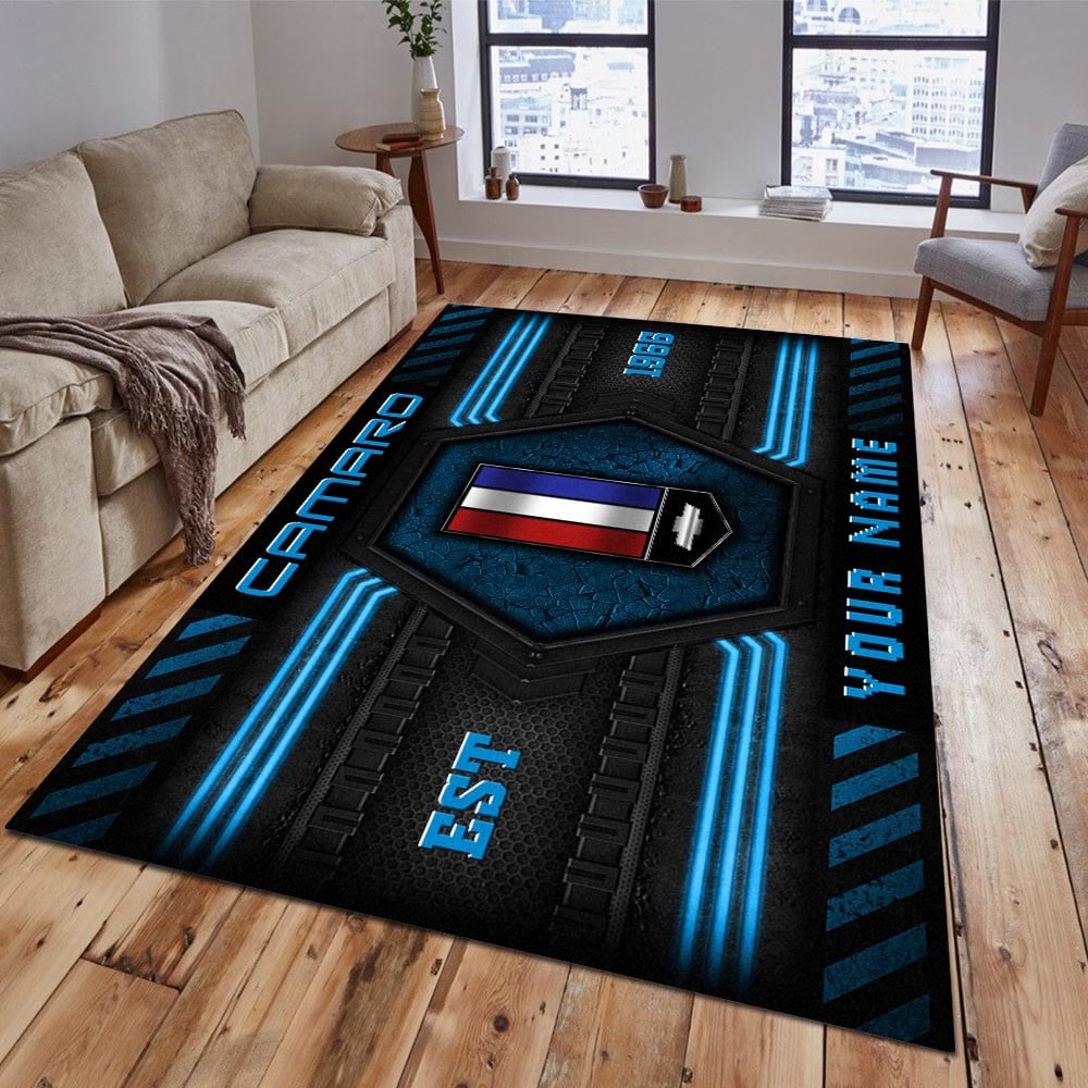 Chevrolet Camaro Teppich 4 - Teppich mit Automotiv-Motiv
