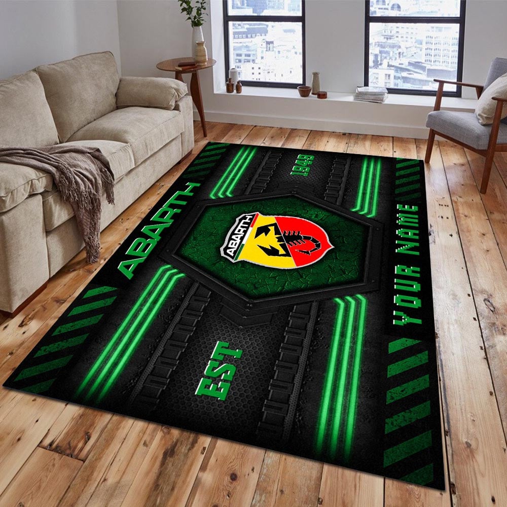 Abarth Teppich 6 - Teppich mit Automotiv-Motiv