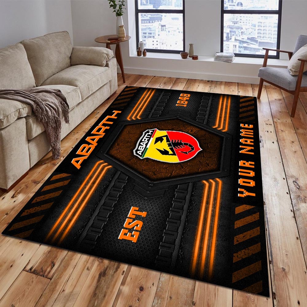 Abarth Teppich 8 - Teppich mit Automotiv-Motiv