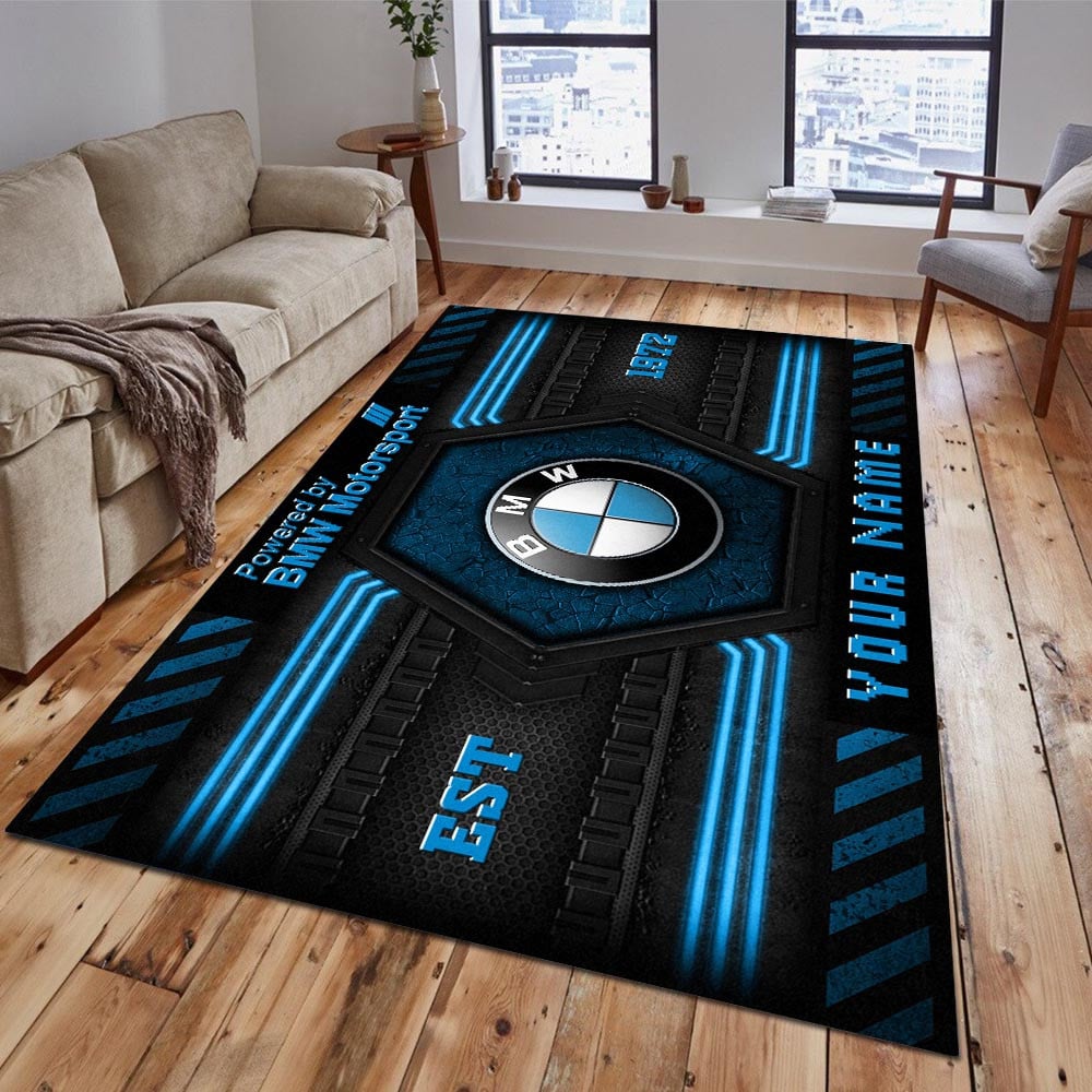 B.M.W Motorsport Teppich 4 - Teppich mit Automotiv-Motiv