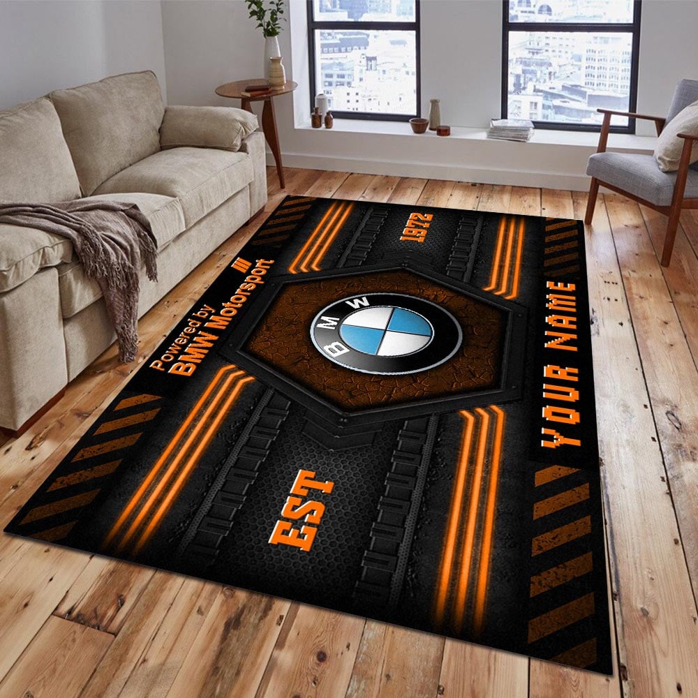 B.M.W Motorsport Teppich 8 - Teppich mit Automotiv-Motiv
