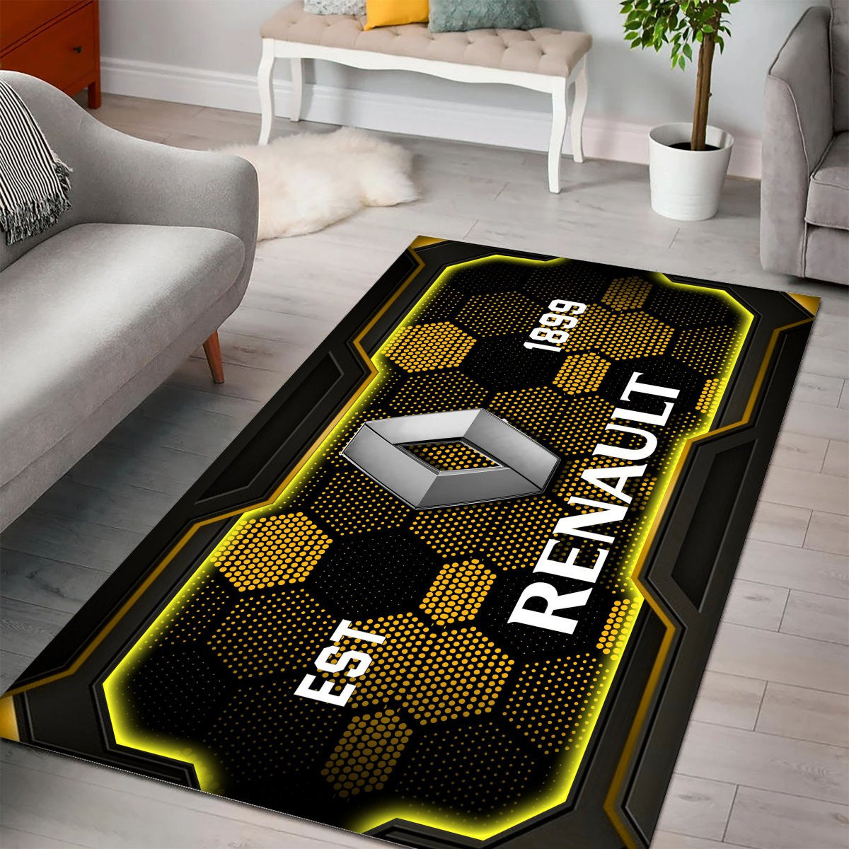 Renault Teppich - Teppich mit Automotiv-Motiv-2