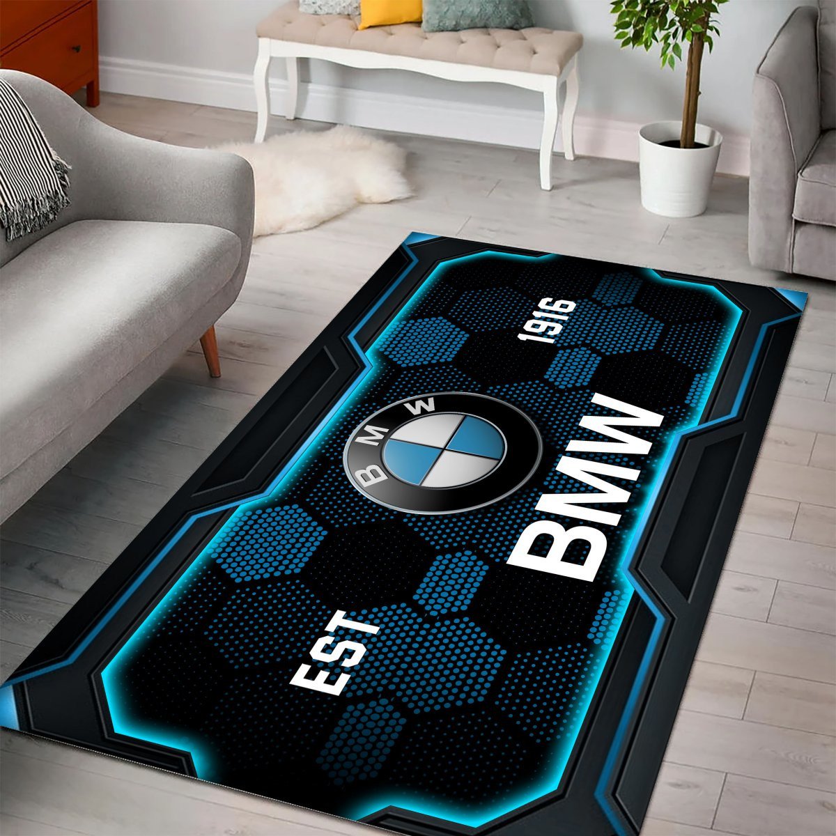 BMW Car Teppich - Teppich mit Automotiv-Motiv-2