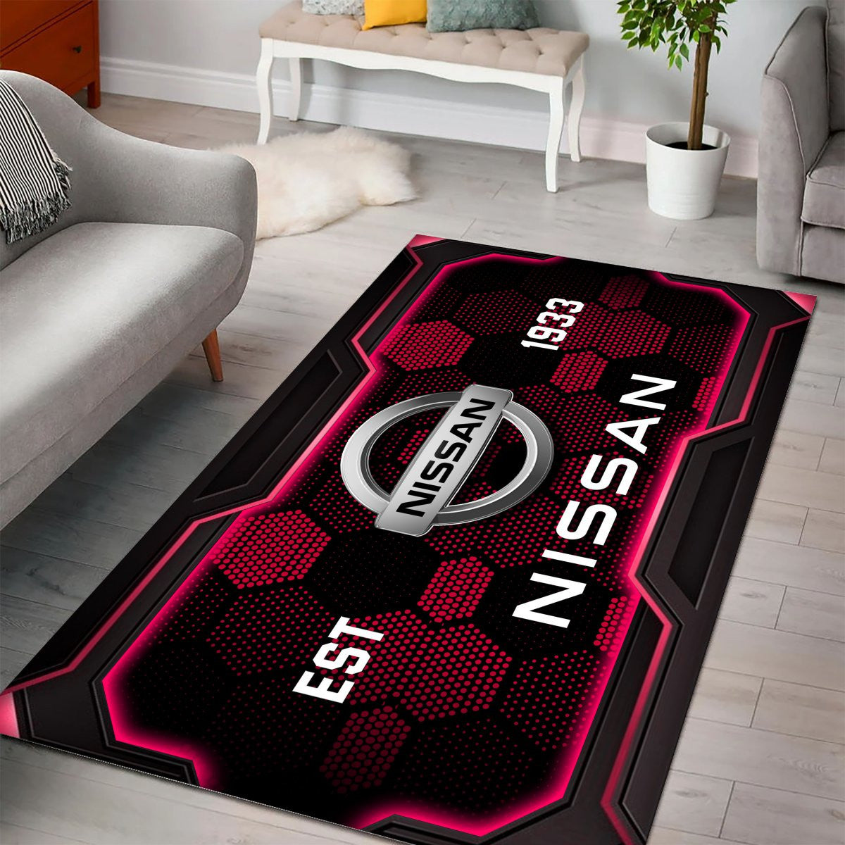 Nissan Teppich - Teppich mit Automotiv-Motiv-2
