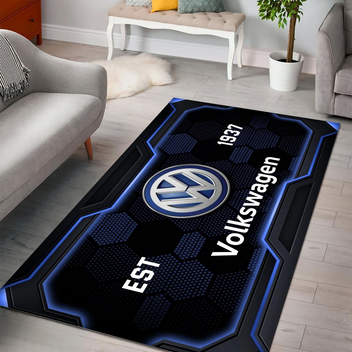Volkswagen Teppich - Teppich mit Automotiv-Motiv-2