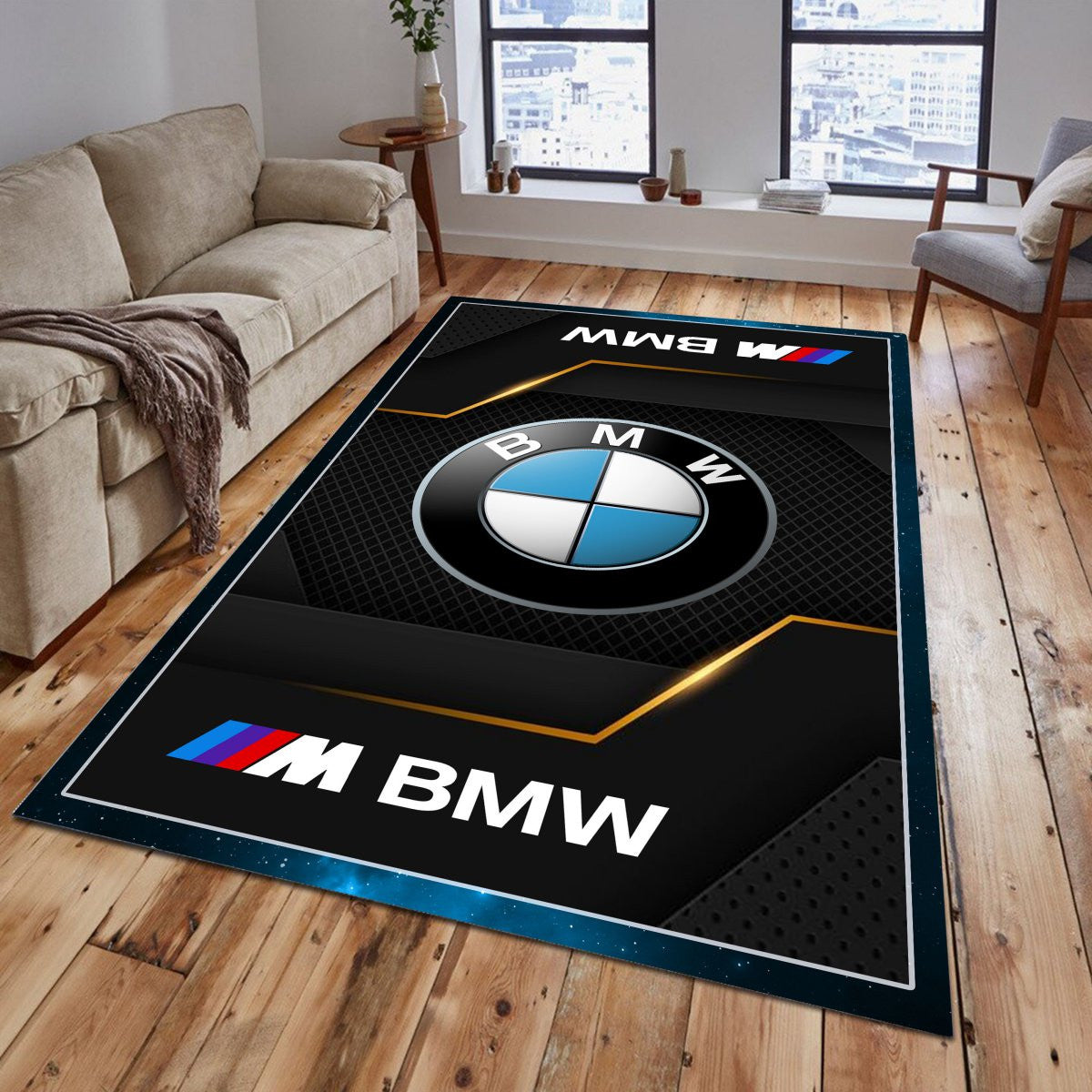 BMW M Car Teppich - Teppich mit Automotiv-Motiv