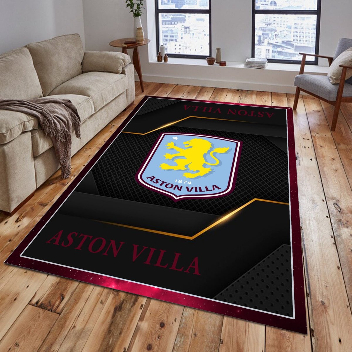Aston Villa Teppich - Premier League Teppich 1