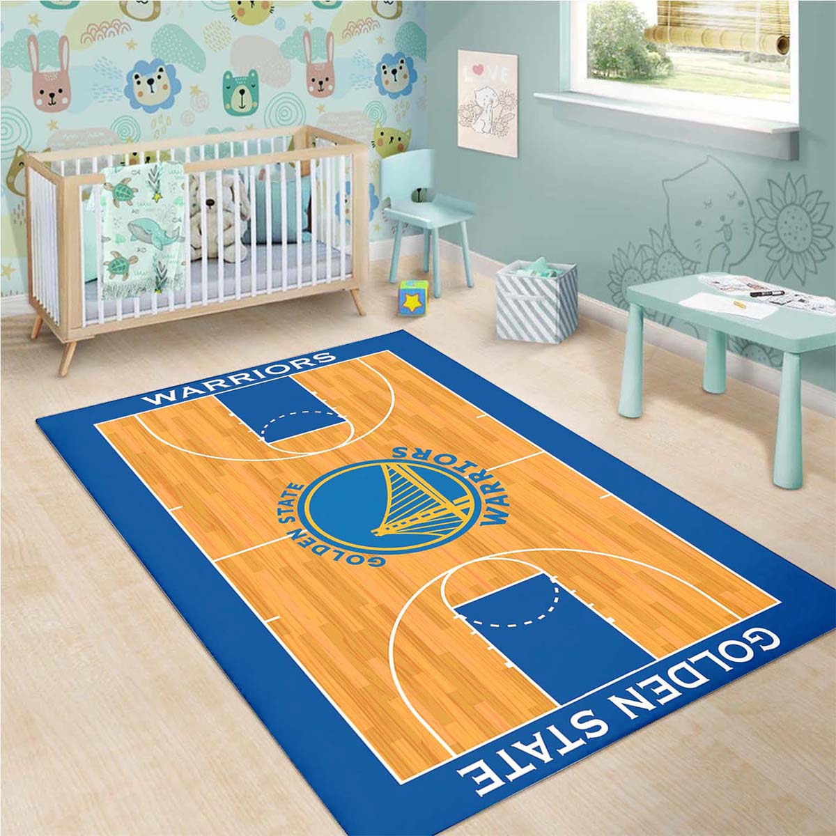 Golden State Basketball Teppich 3