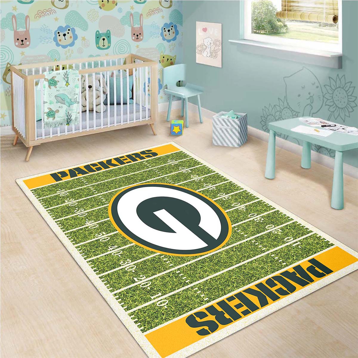 Green Bay Packers Fuballmannschaft Teppich 3