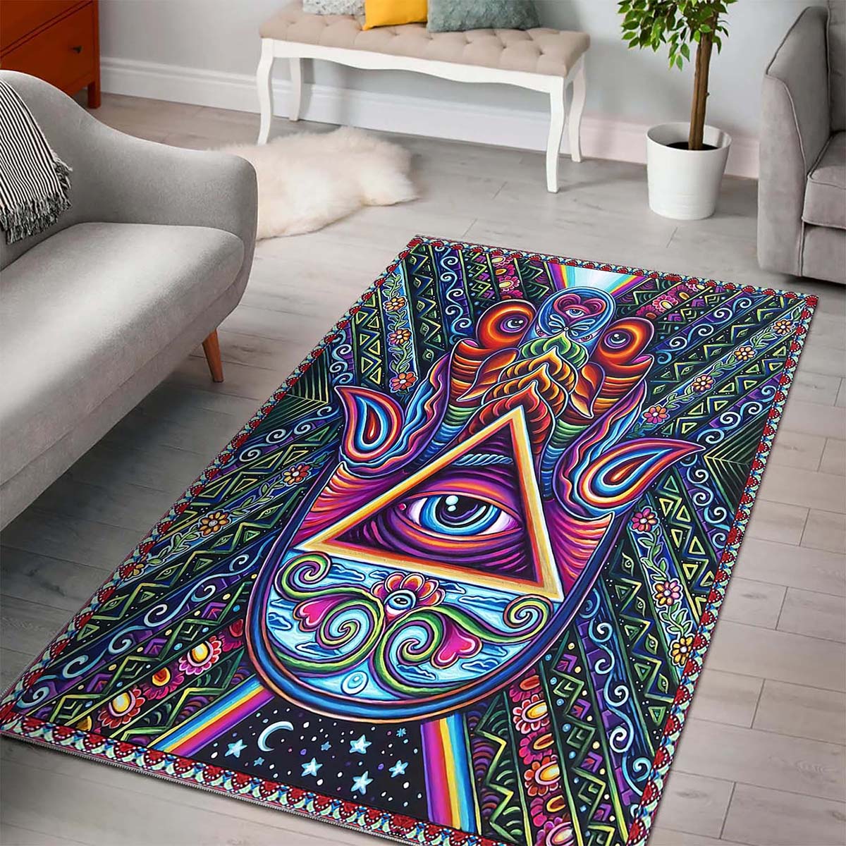 Hamsa Hand De2509064m Teppich 3