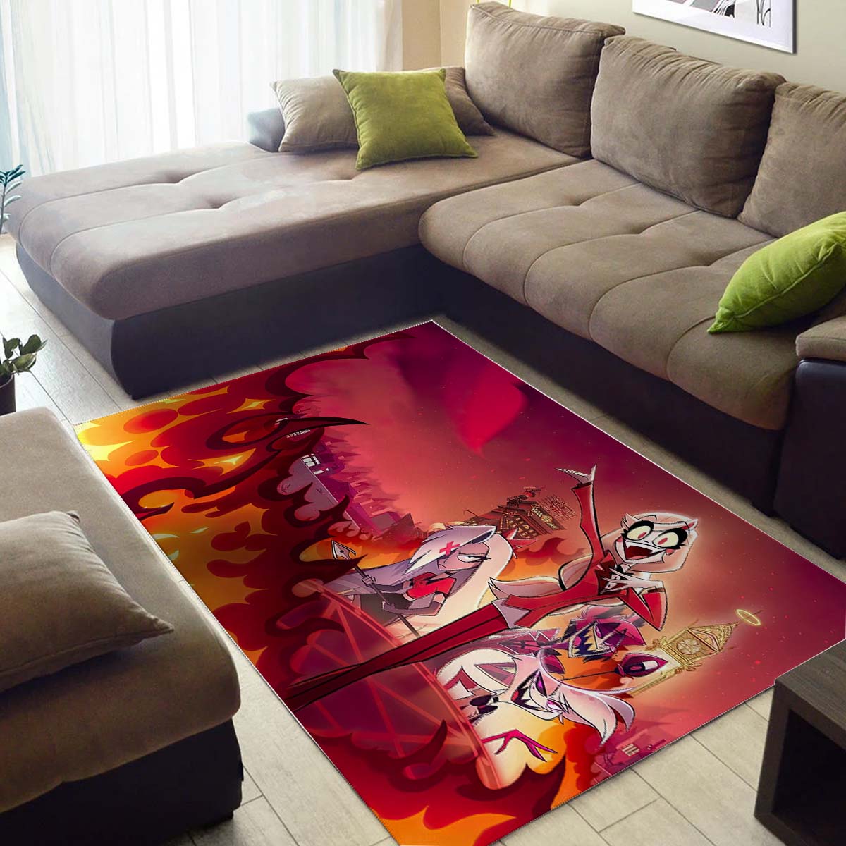 Hazbin Hotel Anime Series Teppich 3