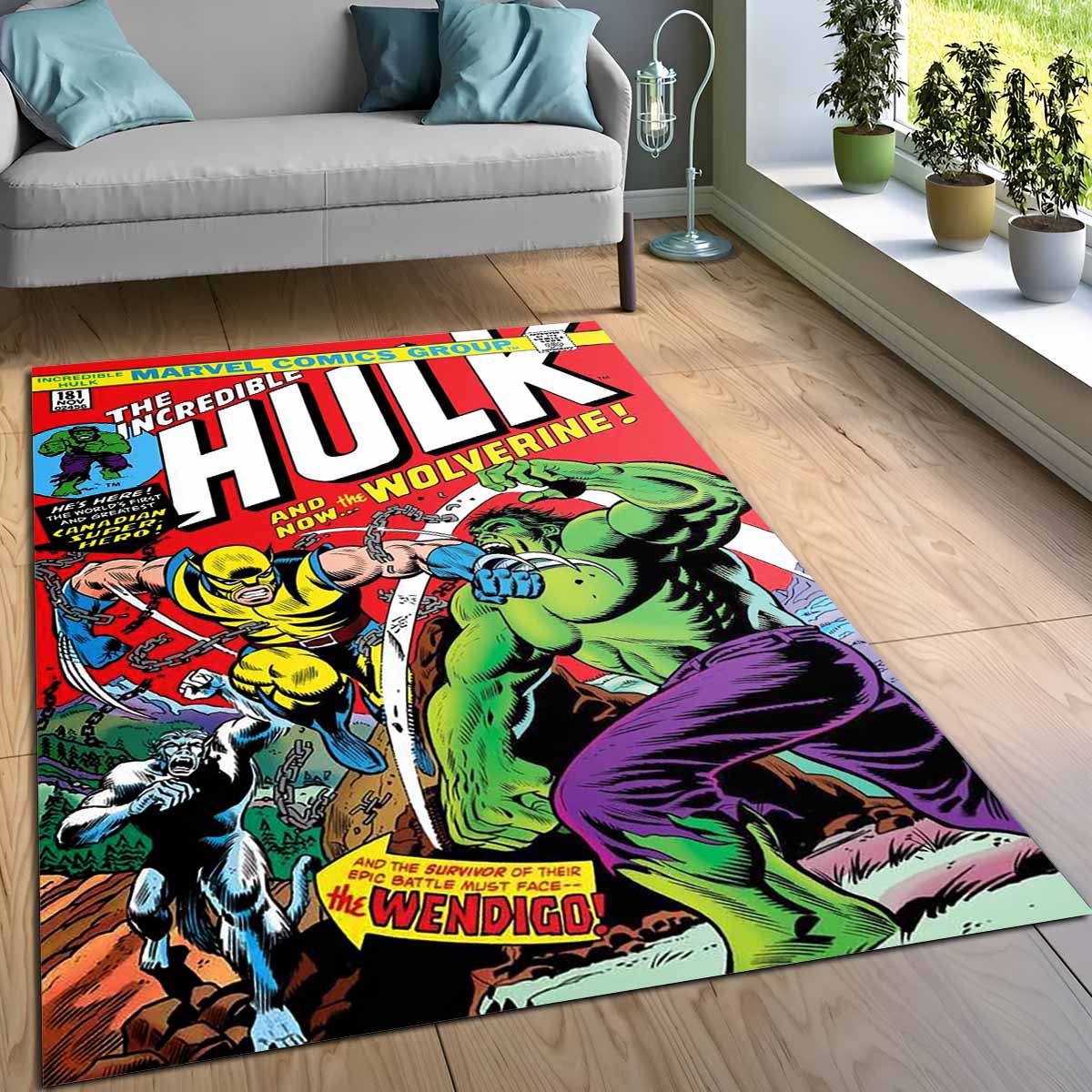 Hulk Avenger Marvel 1007 Teppich 3