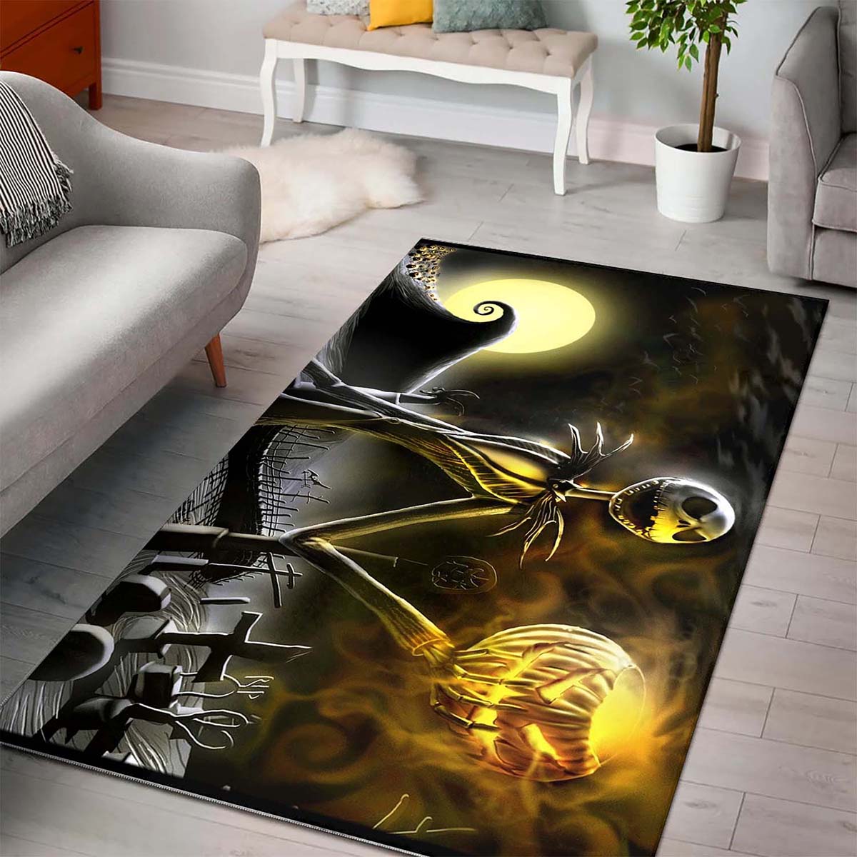 Jack Skellington The Pumpkin King Teppich 3