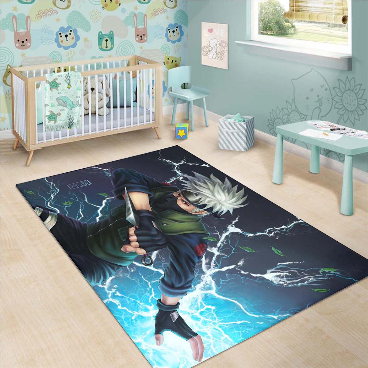 Kakashi Chidori Teppich 3