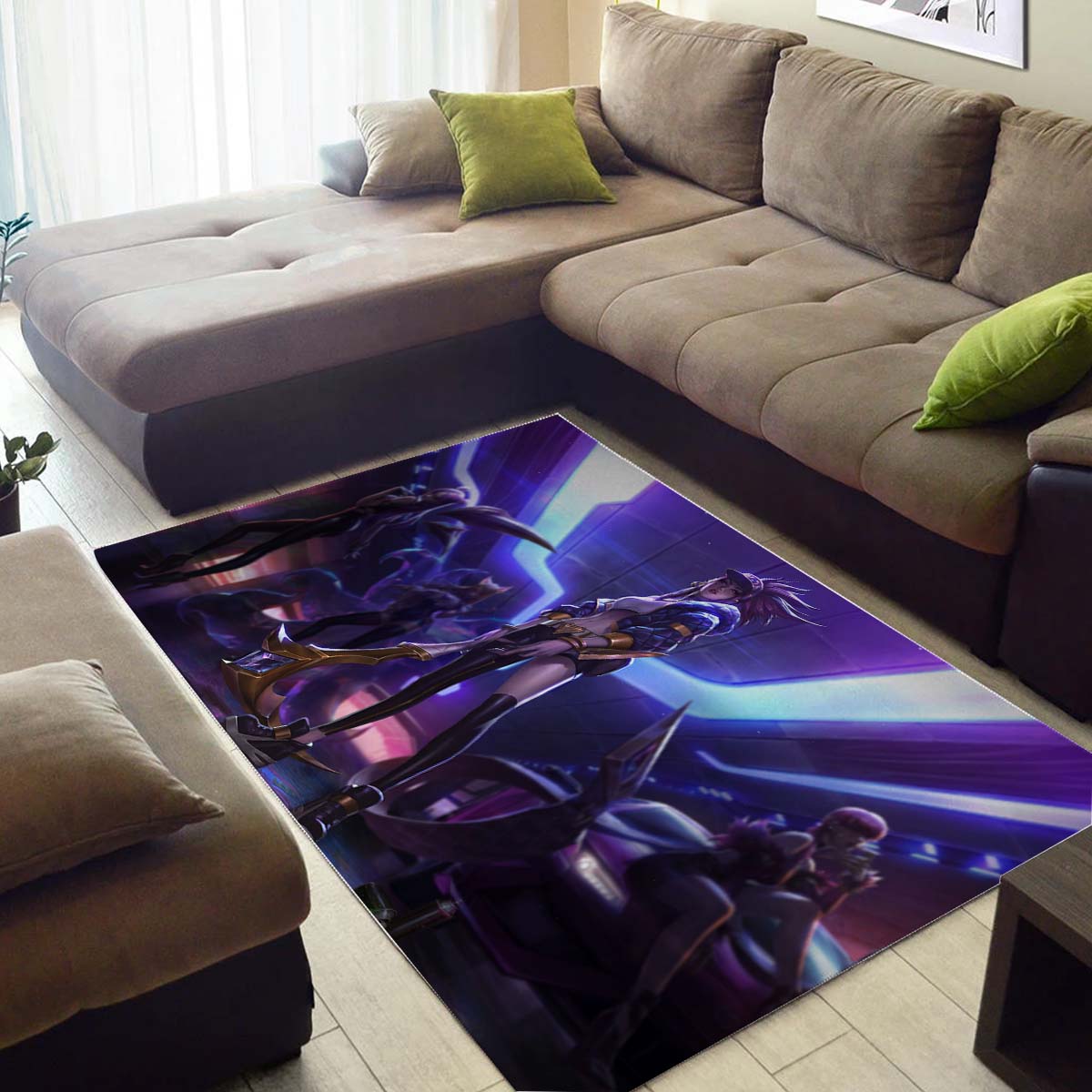 Kda Akali Ahri 1 Teppich 3