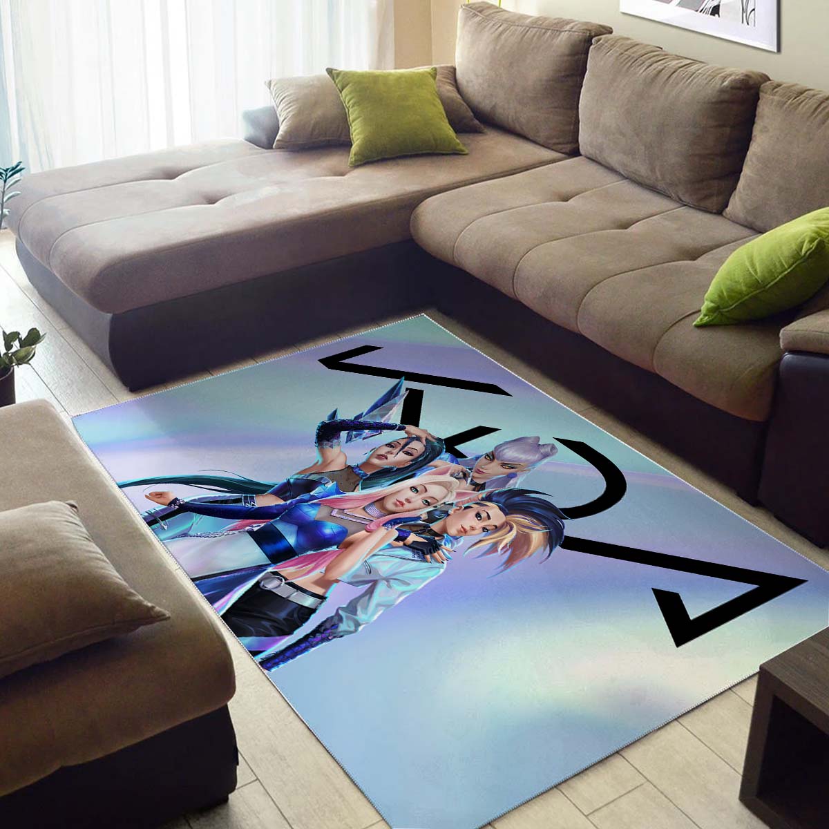 Kda Akali Ahri Teppich 3