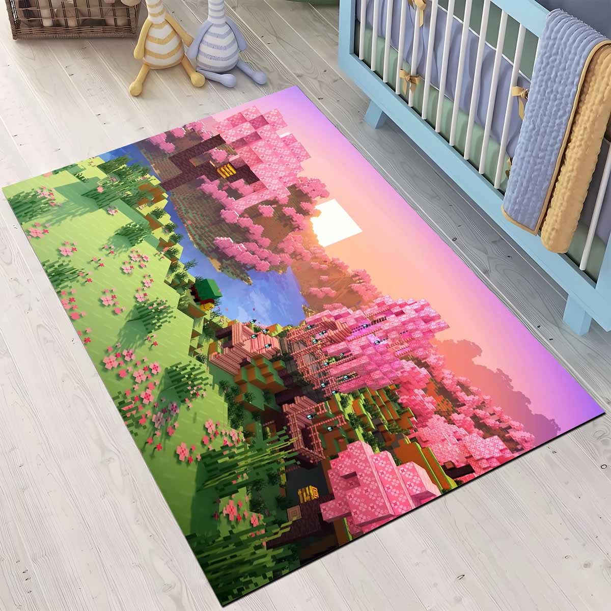 Kirschblten-biomtal Minecraft Teppich 3