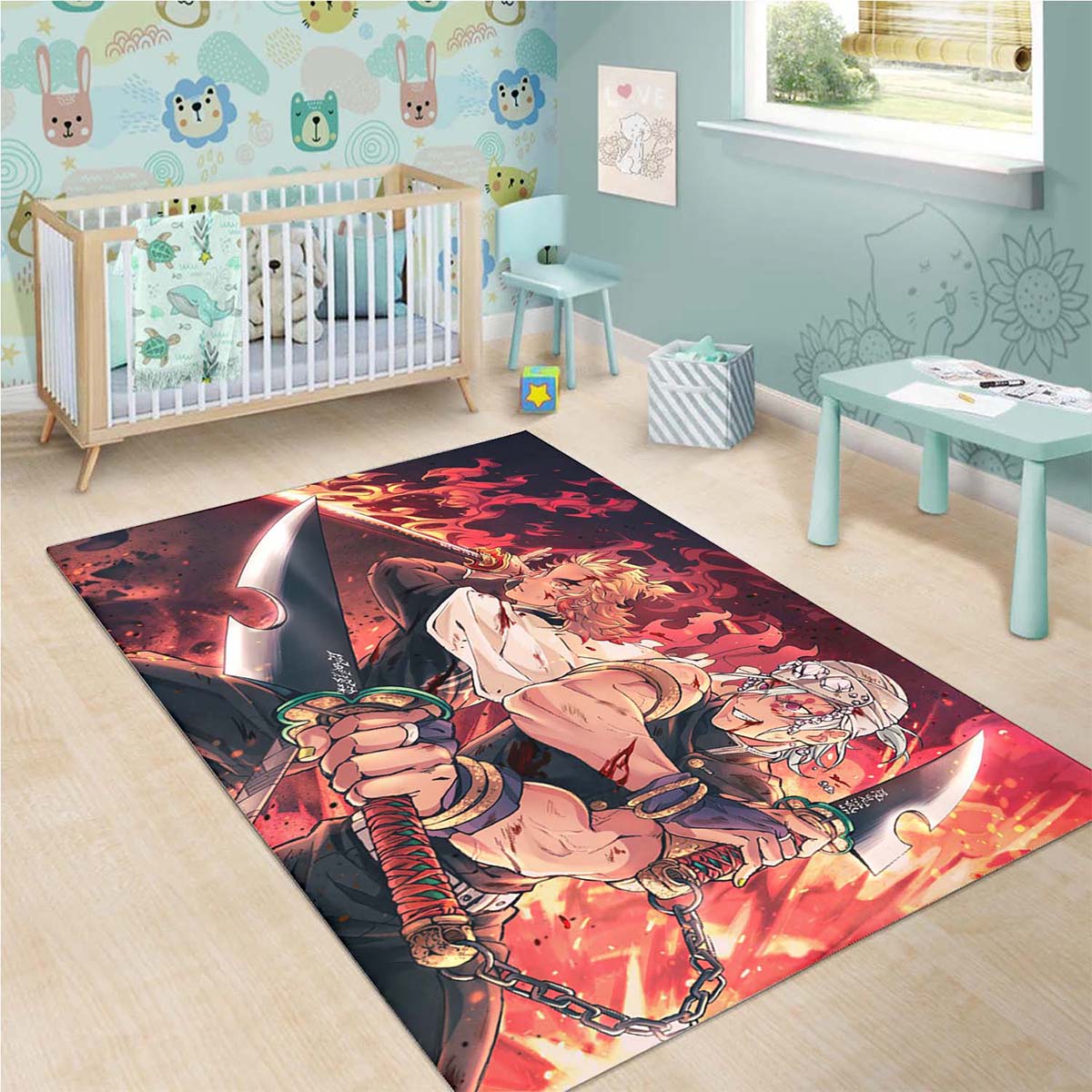 Kyojuro Rengoku And Tengen Uzui Teppich 3