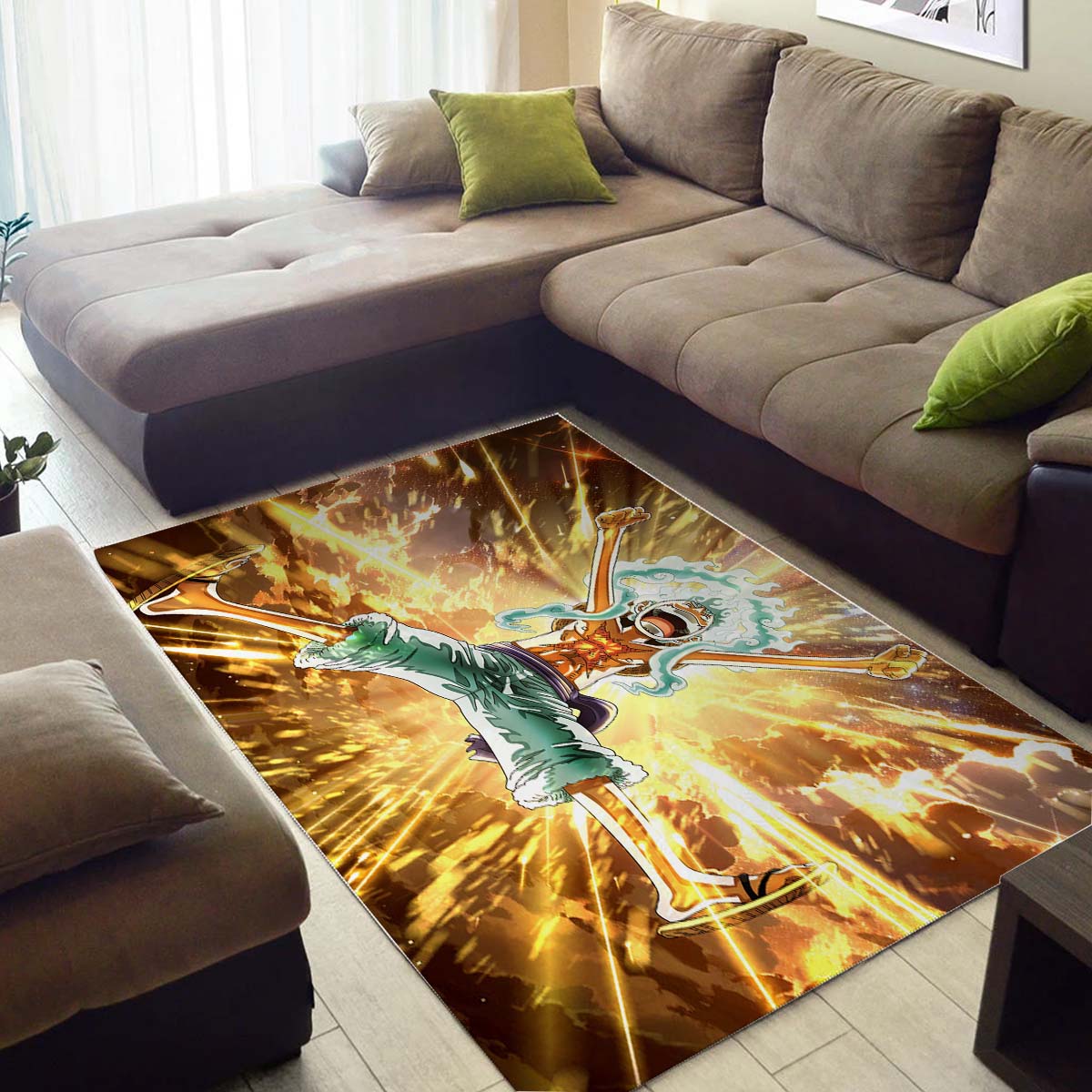 Laughing Luffy One Teppich 3