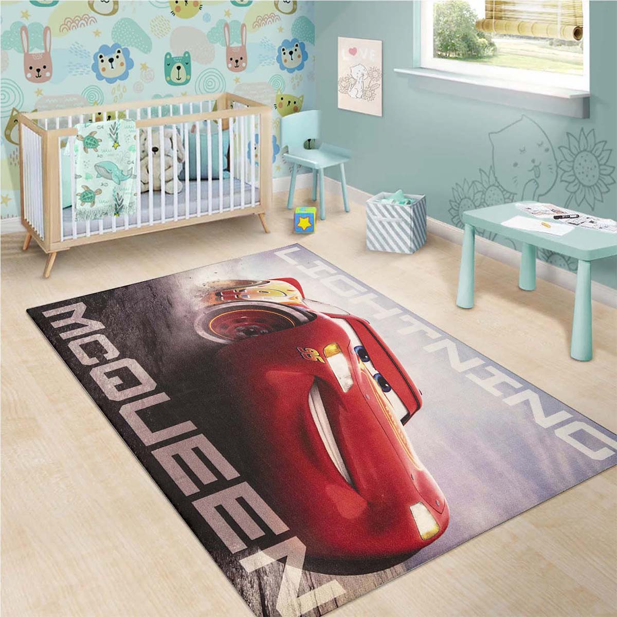 Lghtning Mcqueen Disney Cars 432De Teppich 3