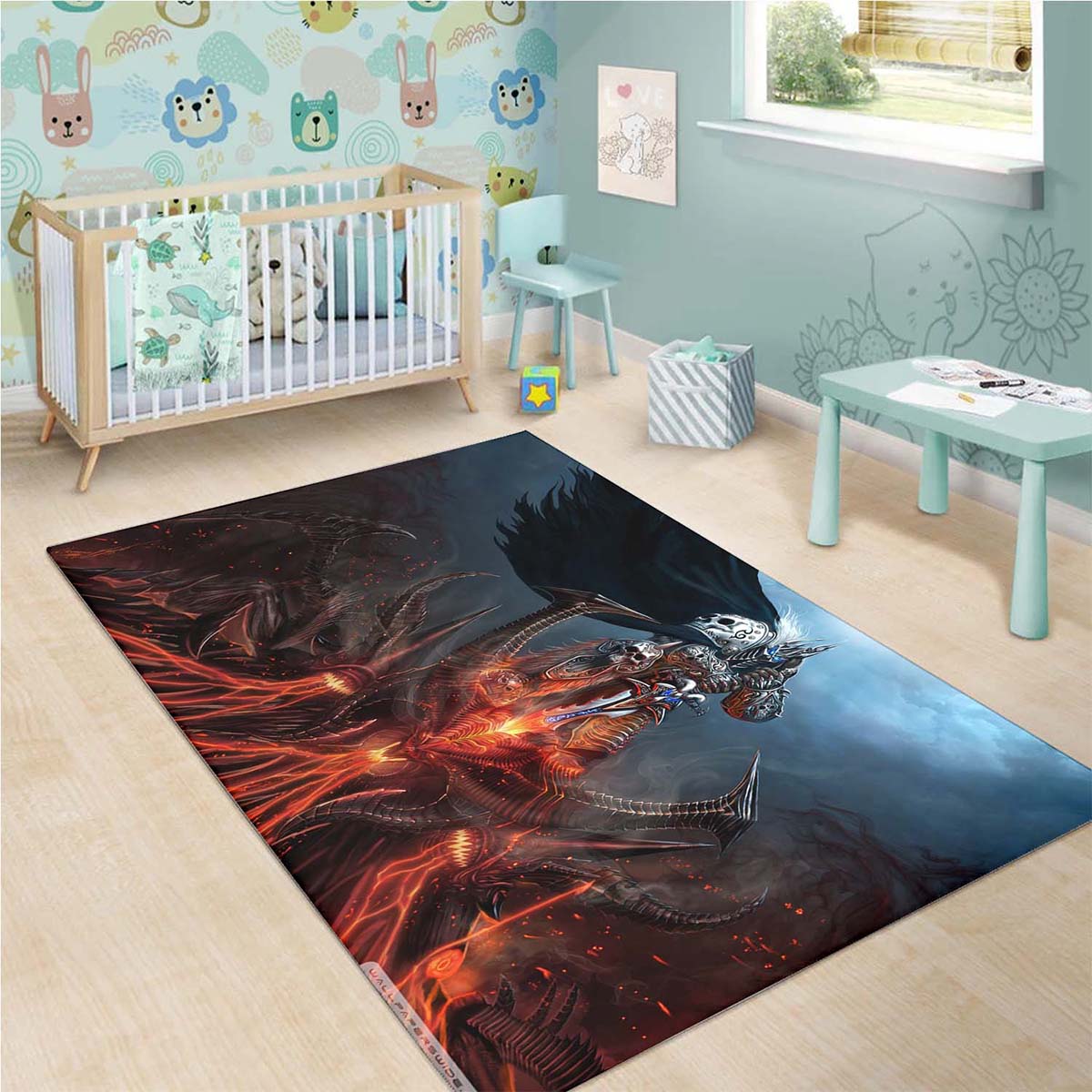 Lich King Diablo 4k Teppich 3