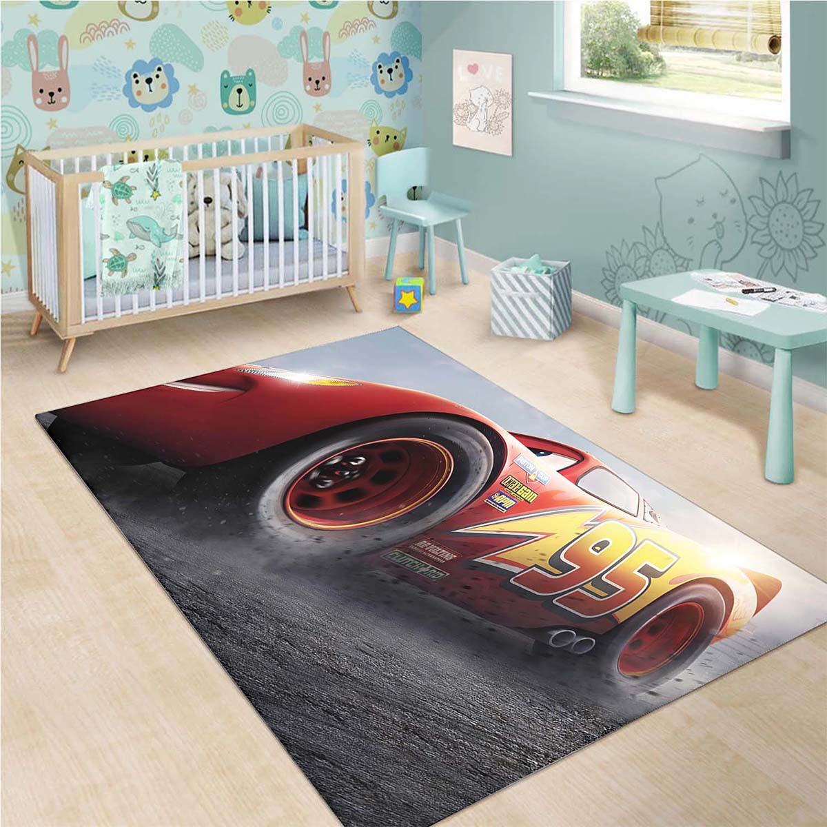 Lighting Mcqueen Disney Cars 19121217 Teppich 3