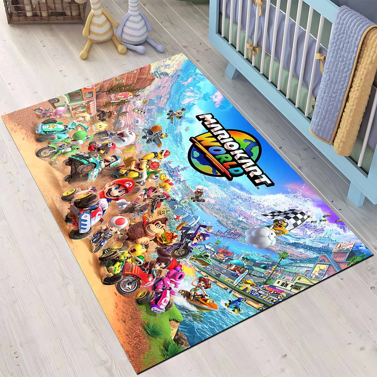Mario Kart Welt Teppich 3