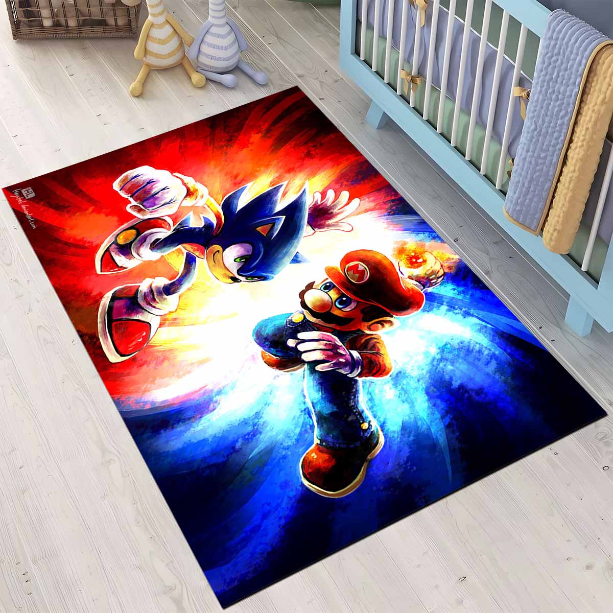 Mario Und Sonic 1 Teppich 3
