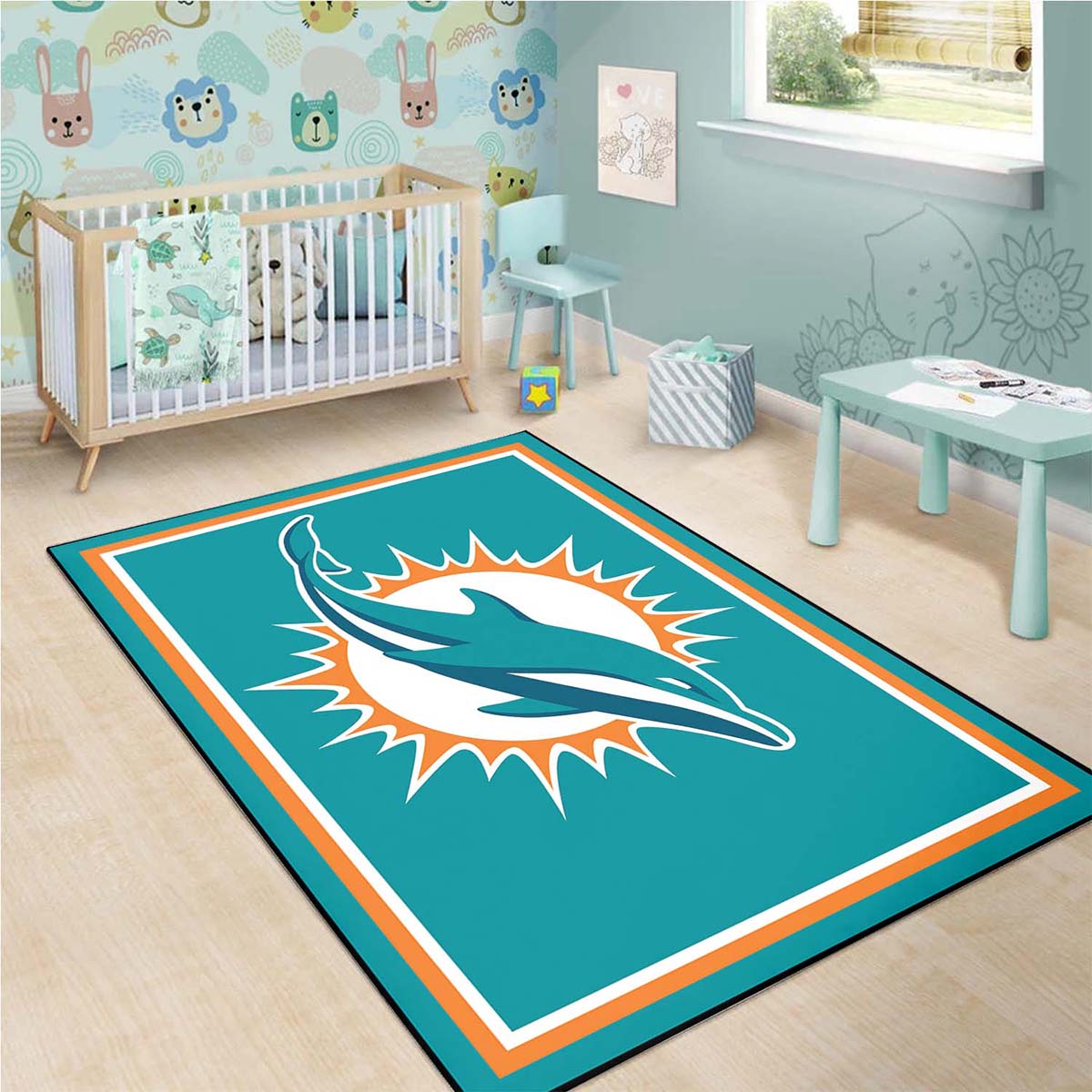 Miami Dolphins Football Teppich 3