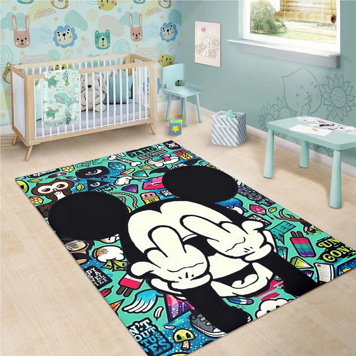 Mickey Mouse Disney Fans Teppich 3