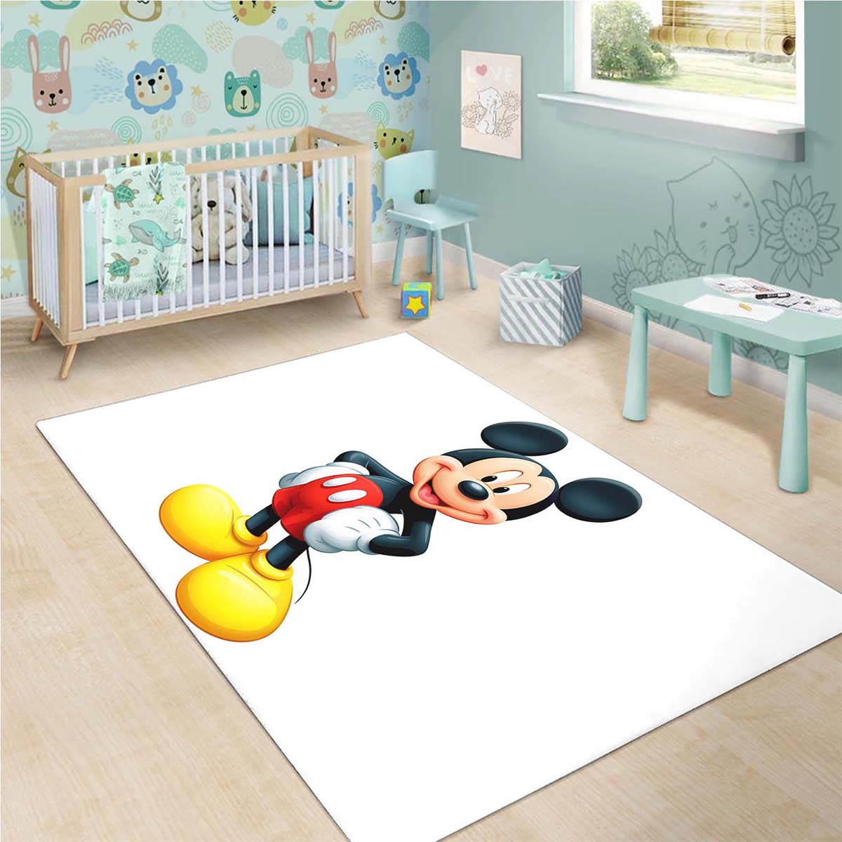 Mickey Mouse Wohnzimmer Dekor Mm71211 Teppich 3