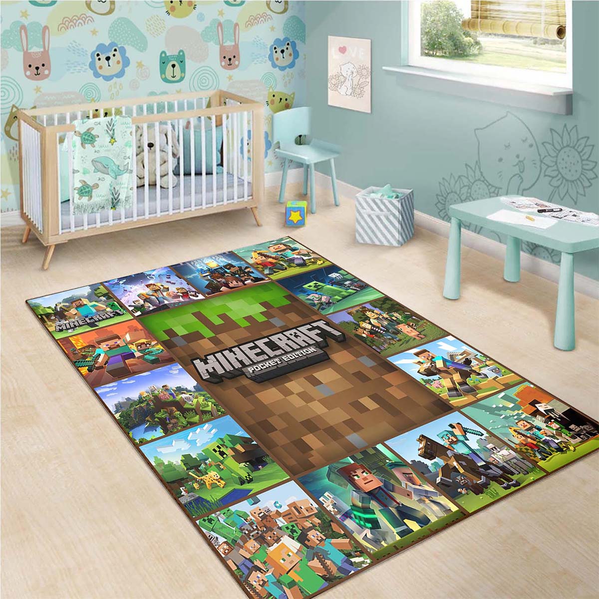 Minecraft Dekorationsideen Teppich 3
