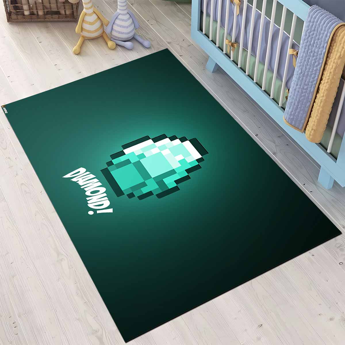 Minecraft Diamant 4 Teppich 3